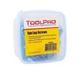 Toolpro 3 Eye Lag Screws Wood Use 100 Pack 
