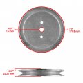 Caltric Uc23728 Gx20367 Spindle Shaft Drive Pulley Compatible With John Deere 42 Decks