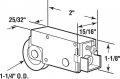 Prime-line D 1842 Single 1-1 4 In Steel Roller Assembly Acorn Diecast Unique Housing Single Pack