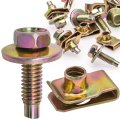 Rexka 10 Sets 5 16-18 Bolts U Nuts For Gm Fordchrysler- Fender Pickup Box Radiator Air Intake Exhaust Seat Interior Exterior 