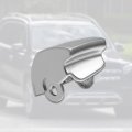 X Autohaux 2059056811 Rear Left Window Glass Lift Switch Button Cover Trim For Mercedes-benz C300 C63 C350 Glc300 C-class