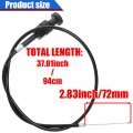 Yofmoo Choke Throttle Cable Assembly For Yamaha Pw80 Bw80 Y-zinger Push Pull Big Wheel