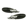 Front Bumper Grilles For Mercedes Benz S500 2003 2004 2005 2006 Driver And Passenger Side Outer Pair Black 220 Chassis 