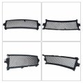 Waltyotur Black Mesh Front Hood Bumper Grill Grille Cover V3 Replacement For 1999 2000 2001 2002 Chevy Silverado 2000-2006
