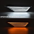 G-plus Led Switchback Signal Lamp Side Marker Lights White Compatible With Honda Civic 2016-2021 33850tbaa02 33850tbaa01