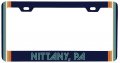 Nittany Pennsylvania Car Metal License Plate Frame Retro Design 