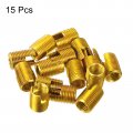 Uxcell Self Tapping Threaded Inserts 15pcs Inner M12-1 75 Outer M16x22 Carbon Steel Slotted Thread Repair Nuts