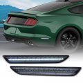 G-plus Led Rear Side Marker Lights Lamps Pair Dark Smoke Compatible With Ford Mustang 2015-2022 Fr3z-15a201-a Fr3z-15a101-a