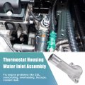 Uxcell Car Engine Coolant Thermostat Housing Water Inlet Fitting No 25631-23501 2563123501 For Hyundai Elantra 2000-2010