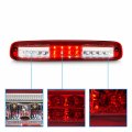 Amerilite For 1999-2007 Chevy Silverado Gmc Sierra Full Led Crystal Red Clear 3rd Brake Light High Mount Stop Cargo Lamp