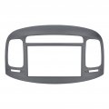 Aramox Dash Panel Dvd Frame 2din Car Stereo Radio Fascia Abs Replacement For Hyundai Accent 2009a 2012