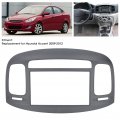 Aramox Dash Panel Dvd Frame 2din Car Stereo Radio Fascia Abs Replacement For Hyundai Accent 2009a 2012