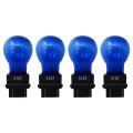 4-pack Blue 3157 Bright Light Bulbs Car Auto Signal Turn Backup S8 Miniature Lamp