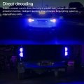 4-pack Blue 3157 Bright Light Bulbs Car Auto Signal Turn Backup S8 Miniature Lamp