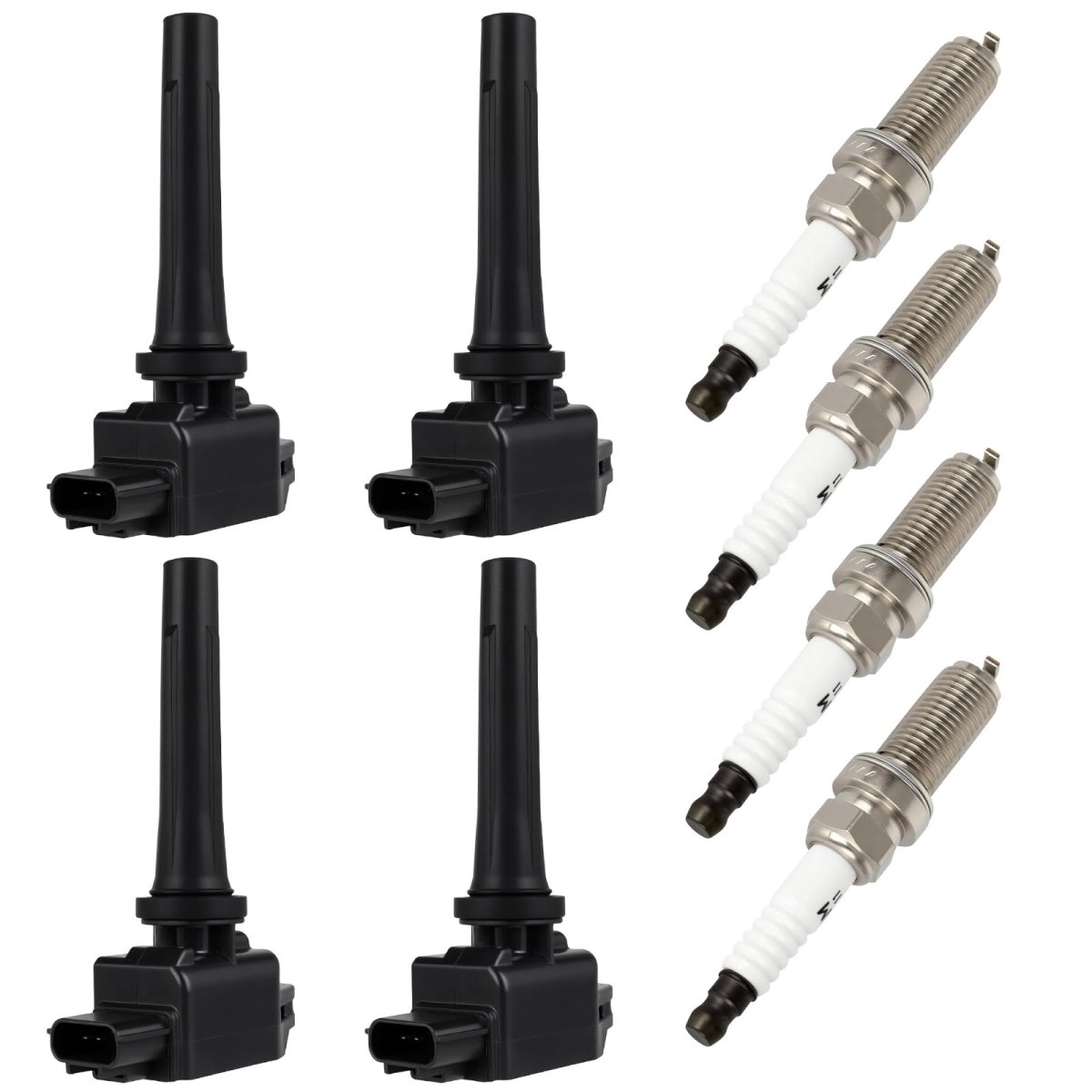 Uf822 Ignition Coils And Iridium Spark Plugs Set For Toyota Yaris Ia 1 5l 27 2018 Scion 1 2016 4 Kit