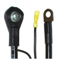 Battery Cable For Oldsmobile 98 1995 1996 Black Copper Stranded Conductor 10 Wire Gauge 0 406 In Lug Hole Diameter With 