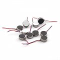 Zyamy 10 Pcs Dc 3v 12000rpm Micro Flat Vibration Motor Two Wired Mini Pager Electronic For Mobile Phone Coin Cell Adhesive 