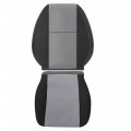 Cloth Replacement Seat Covers For Chevy Silverado And Gmc Sierra 2007 2014 Front Driver Side Bottom Lean Back Ebony Black 