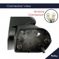 Spieg Driver Side Mirror Replacement For Toyota Rav4 2019-2023 Power Heated Blind Spot Monitoring Turn Signal Black 8 Pin Lh
