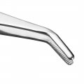2 Pcs 5 5-inch 430 Stainless Steel Tweezers With Curved Serrated Tip 