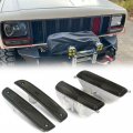 Front Corner Lamp Bumper Signal Lights For Jeep Cherokee Xj 1997-2001 Smoke