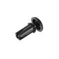 Uxcell Push Clip Rivet 4mm X 9mm Pcb Circuit Panel Nylon Fastener Black 50 Pcs