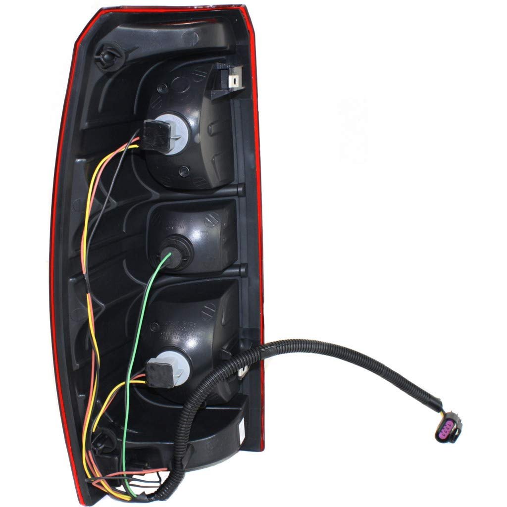 Gmc Sierra 2500 3500 Tail Light Assembly 2007 2010 Driver Side Dual Rear Wheels Smoke Lens For Gm2800207 25958482