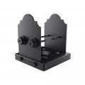Laredo Sunset Lite Post Base Kit For 6in X Posts Black Powder Coated Galvanized Steel Anchor With Hardware Pergolas And Decks 