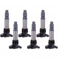 Pack Of 6 Ignition Coils For Land Rover Lr2 Volvo S60 S80 V70 Xc60 Xc70 Xc90 2007-2016 Fits Uf594 C1677 
