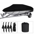 Ocpty Boat Covers 600d 11ft-13ft L Up To 68 Beam Width 100 Waterproof Marine Grade Oxford Cloth Weatherproof Windproof Fits