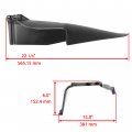 Caltric Chute Cover Deck Guard Compatible With John Deere Eztrack Z225 Z235 42a Gy20647 Am126397