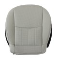 Driver Side Bottom Replacement Perforated Gray Leather Seat Cover For Mercedes-benz C280 2006 2007 