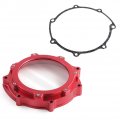 Sfriding Full Clear Clutch Cover With Gasket For Yamaha Yfz450 2006-2009 2012-2013 Crankcase 1 Red