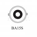 2 Pack T10 168 194 To 1156 Ba15s Led Bulb Base Converter For Cars Trucks Motorcycles And Scooters Rear Position Model