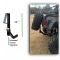 Hornet Outdoors Quick Adjust Receiver Hitch Spare Tire Mount U-4047