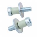 2pcs Door Lock Striker Bolt Pin 38420 Replacement For 1971-1991 Gmc Truck 