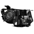 Headlight Assembly For Jeep Compass 2017 2021 Driver Side Black Housing Oe Ch2502333 Led Bulb Type Impact Resistant