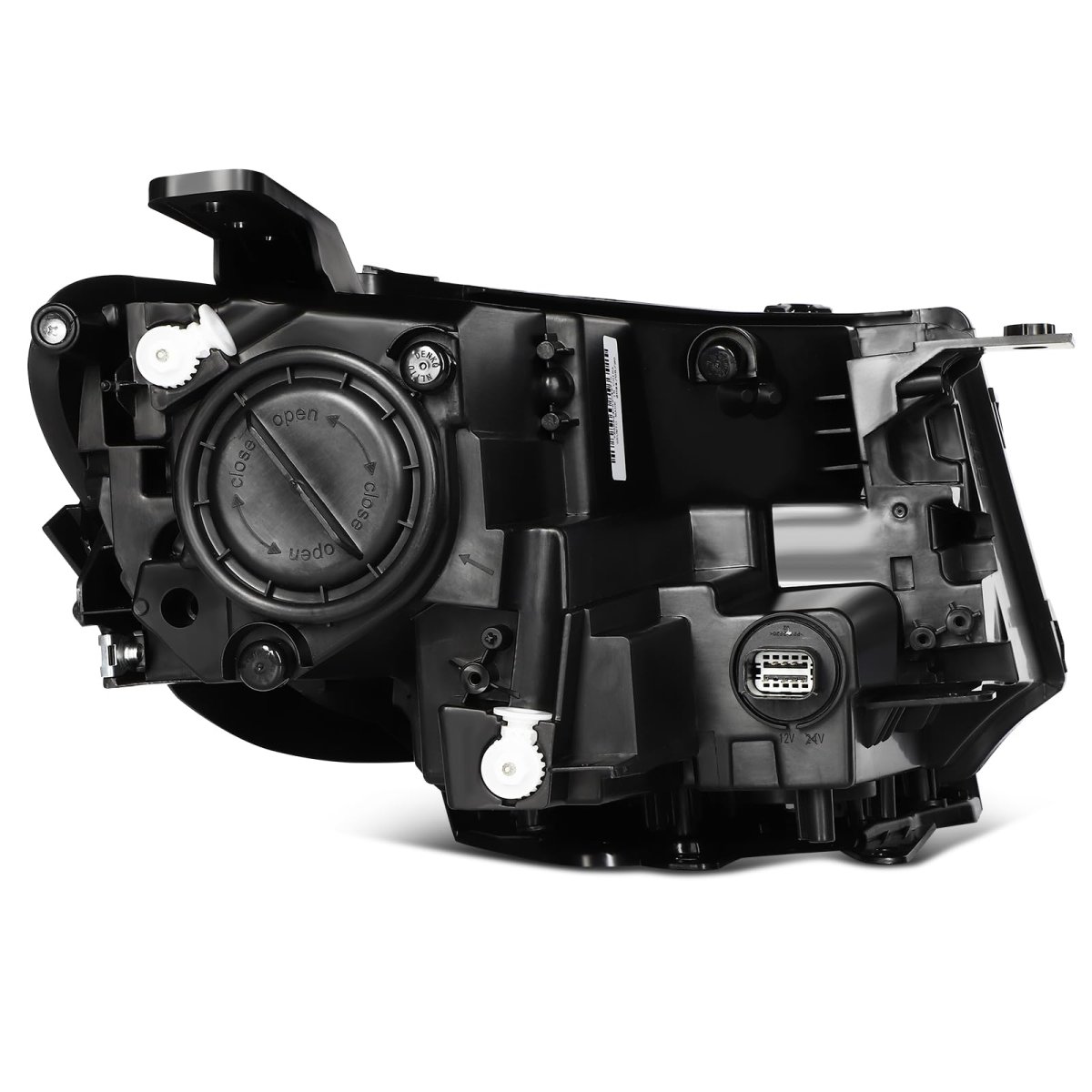 Headlight Assembly For Jeep Compass 2017 2021 Driver Side Black Housing Oe Ch2502333 Led Bulb Type Impact Resistant