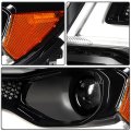 Headlight Assembly For Jeep Compass 2017 2021 Driver Side Black Housing Oe Ch2502333 Led Bulb Type Impact Resistant