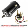 Caltric Starter Relay Solenoid Compatible With Kawasaki Js650 650 Sx 1992 1993