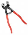 Heavy Duty Glass Tile Nippers 8 Inch Wheeled Mosaic Nipper Ceramic Cutter Pliers With Soft-grip Handle 