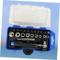 Osaladi Ratchet Screwdriver Kit 23pcs Extention Wrench Emergency Repair Tool Headgear Socket Bits