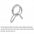 Uxcell Double Wire Spring Hose Clamp 20pcs 304 Stainless Steel 7mm Inner Dia Fit 7 8mm-8 2mm Od Fuel Line Silicone Tube Clips