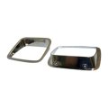 Headlight Bezel Pair For Jeep Wrangler Yj 1990 1991 1992 1993 1994 1995 Driver And Passenger Side Chrome Plastic Part Number 