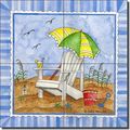 Seascape Beach Ceramic Tile Mural 12 X Its Time Iii By Sara Mullen Kitchen Shower Backsplash 