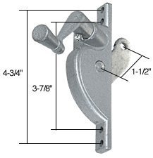 Left Hand Jalousie Operator 1-1 2 Arm