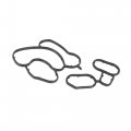 Acropix Car Engine Oil Pan Gasket Cooler Filter Housing Seal Fit For Bmw 325i Pack Of 1 Black 