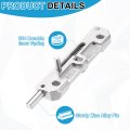 Spring Loaded Barrel Bolt Latch Stainless Steel Gate For Industrial Equipment Cabinet And Wooden Doors Silver 2 Pack 3 8 In