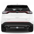 Ipick Image Compatible With Ford Edge Uv Graphic White Metal Plate On Abs Plastic 2 Inch Tow Hitch Cover