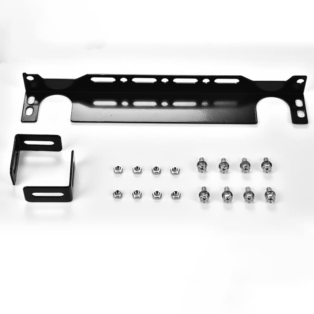 340mm Aluminum Mounting Bracket Engine Oil Cooler Radiator Adapter Kit For Japanese Models Universal Long Style Not Included
